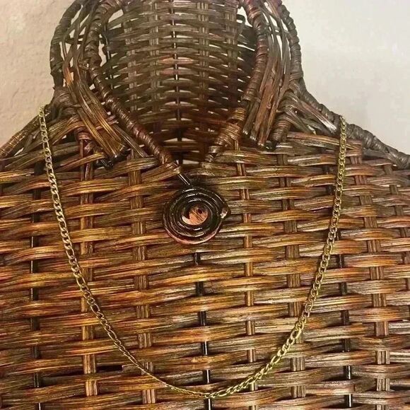 18k gold plated stainless steel figaro chain necklace - Picture 2 of 3